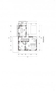 Grundriss obere Etage Architektenhaus mit Einliegerwohnung in gefragter Wohnlage