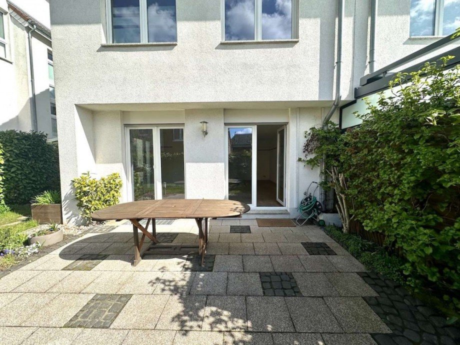 Terrasse Doppelhaush�lfte Neuss