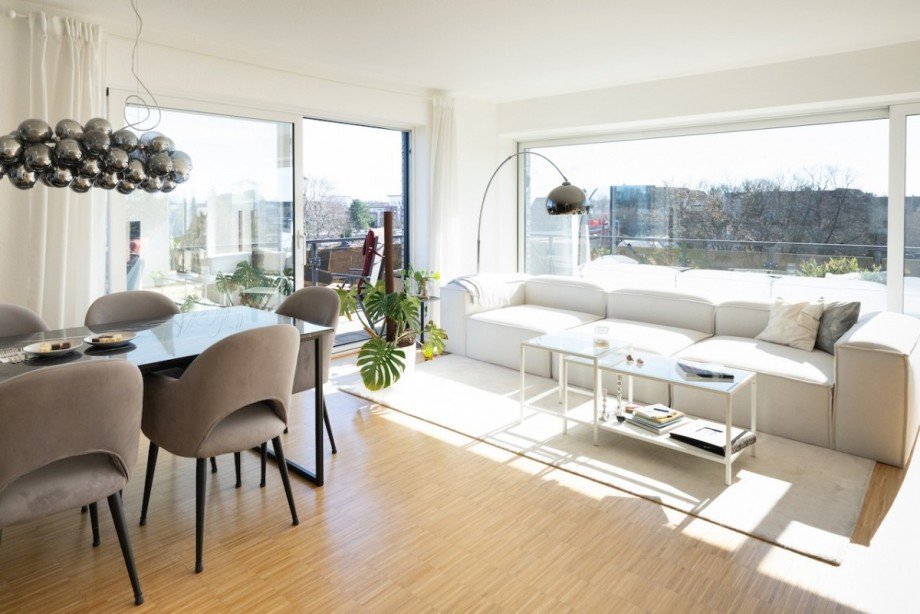 Wohnzimmer Etagenwohnung Neuss