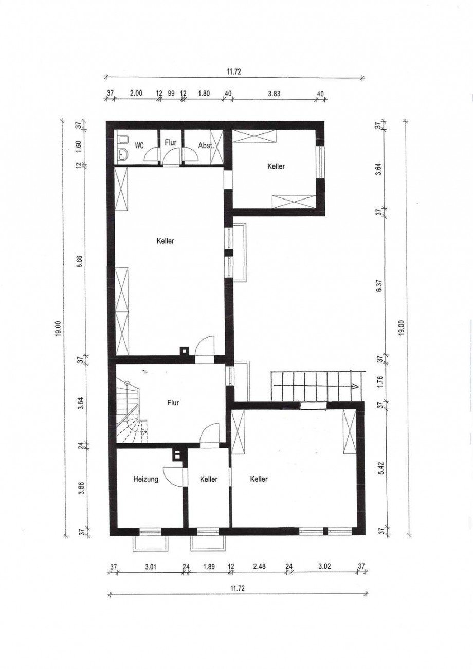 Grundriss Keller Bungalow Neuss