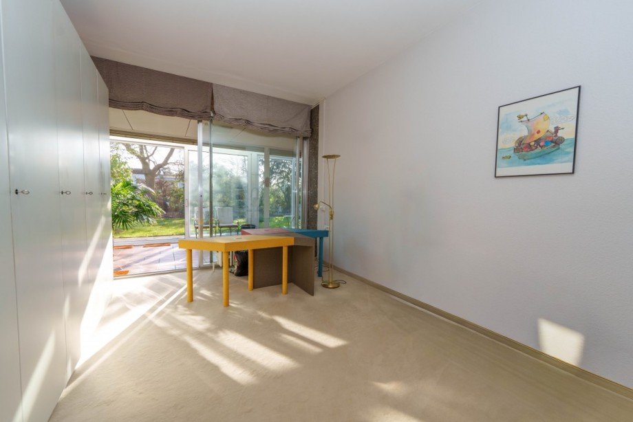 Arbeitszimmer mit Terrassenzugang Bungalow Neuss