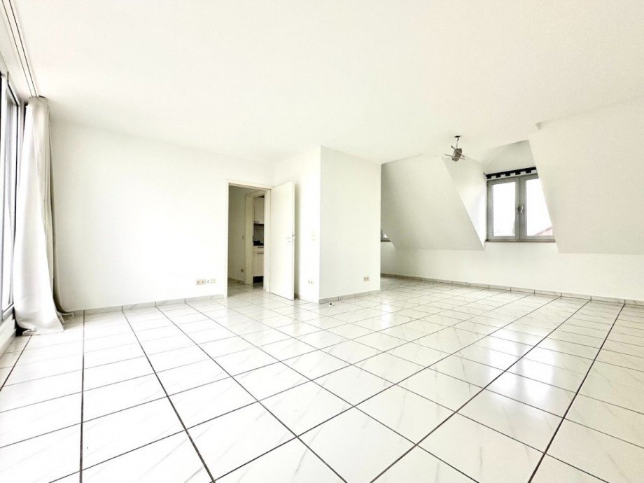 Wohnzimmer Dachgeschosswohnung Neuss