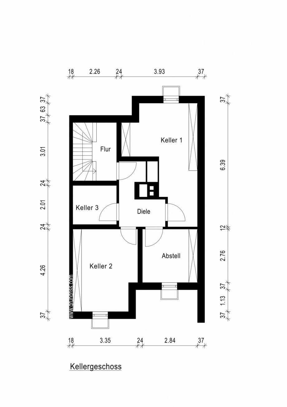 Grundriss Keller Reihenhaus Neuss