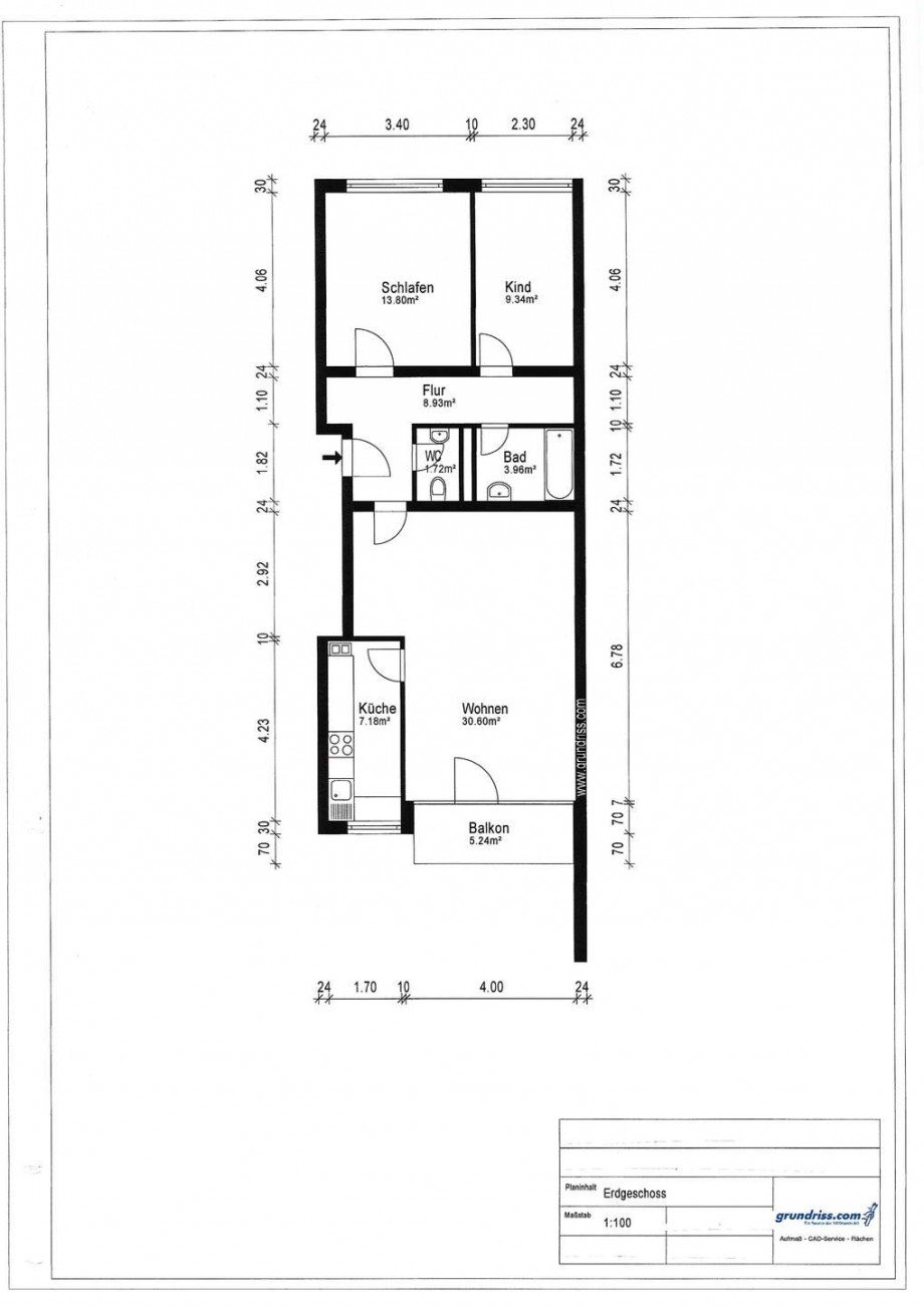 Grundriss Etagenwohnung Neuss