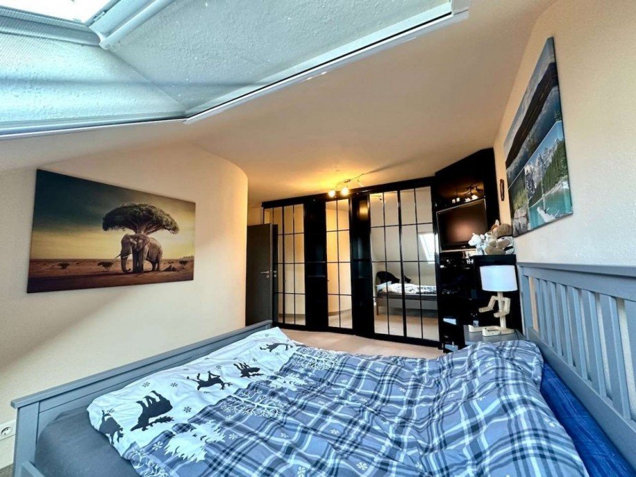 Schlafzimmer Dachgeschosswohnung Neuss