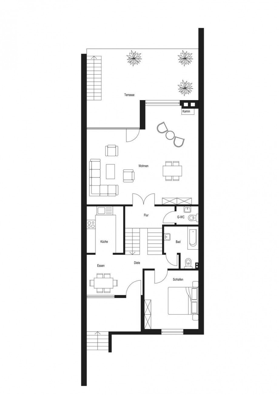 Grundriss-OB Reihenmittelhaus Neuss