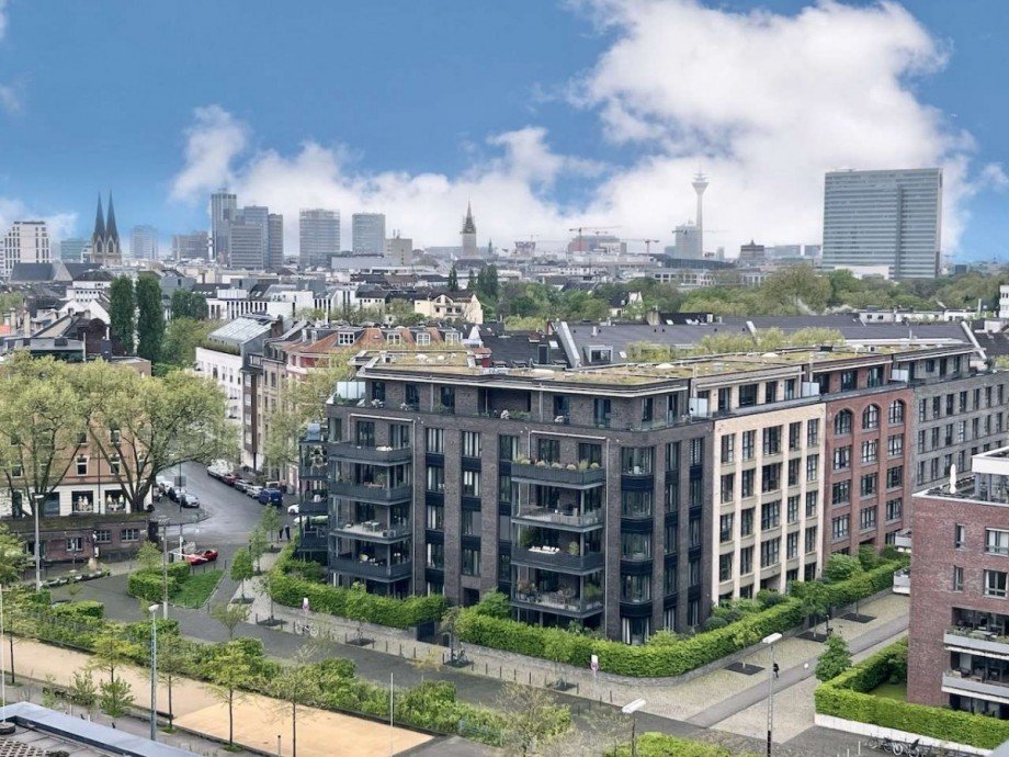 Aussicht Balkon Etagenwohnung D�sseldorf