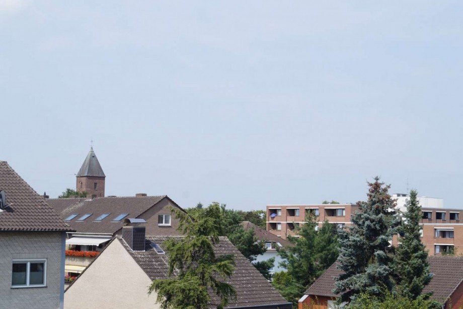 Aussicht Balkon Dachgeschosswohnung Dormagen