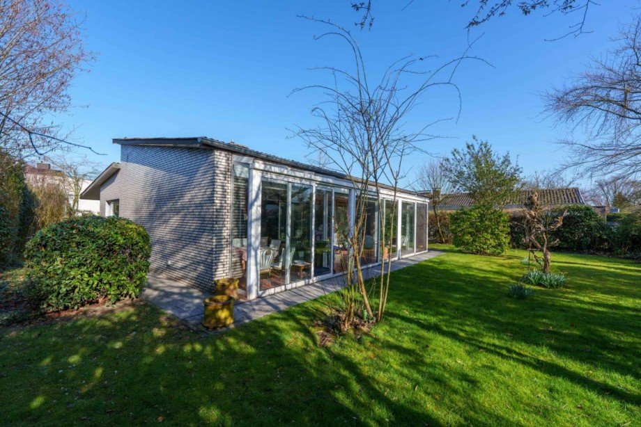 R�ckansicht des Bungalows Bungalow Neuss