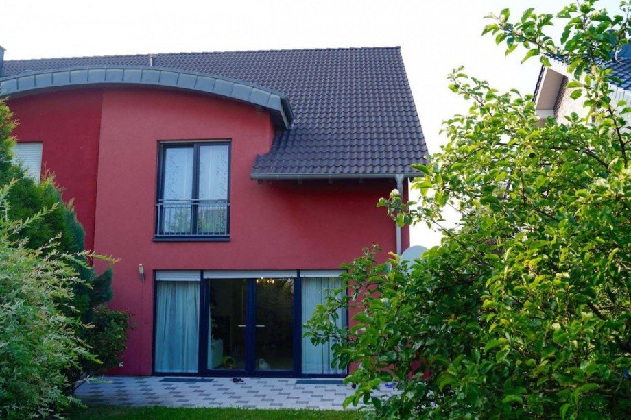 Hausansicht R�ckseite Doppelhaush�lfte Pulheim