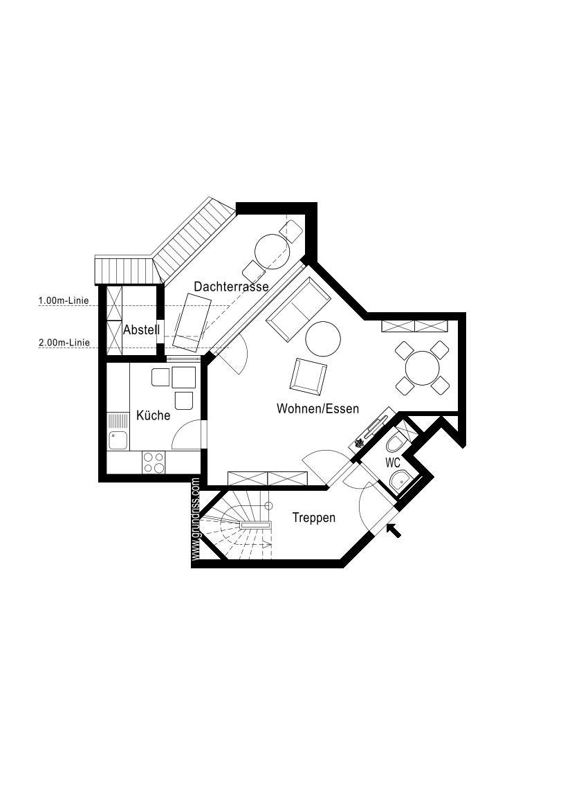 Grundriss Maisonettewohnung Neuss