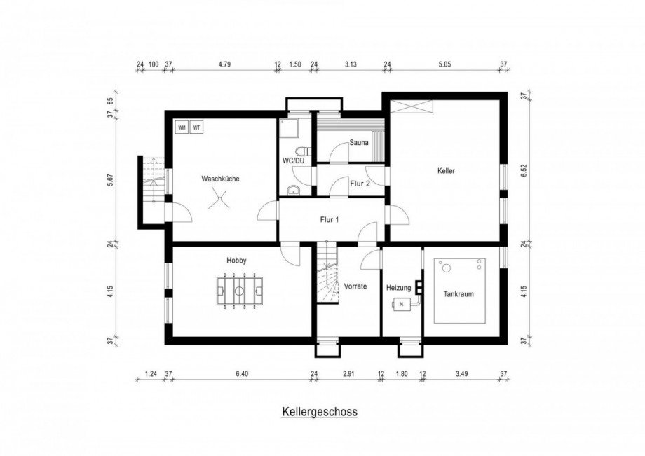 Grundriss Keller Bungalow Neuss