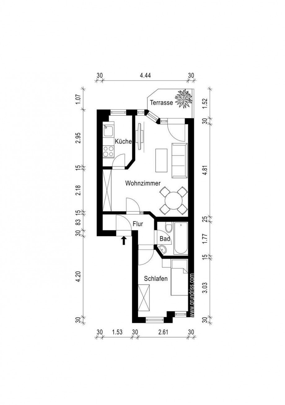 Grundriss Etagenwohnung Neuss