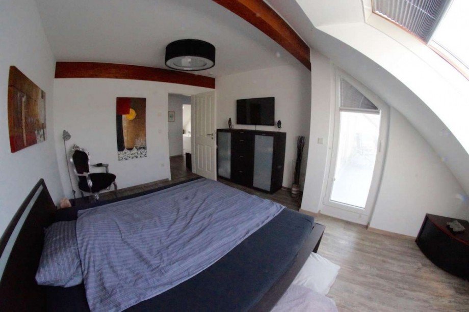 Schlafzimmer Dachgeschosswohnung Dormagen