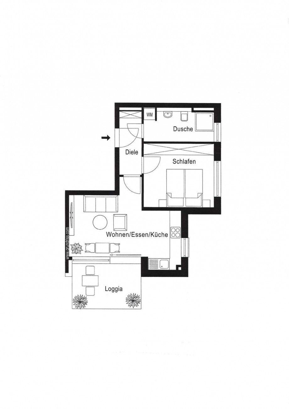 Grundriss Etagenwohnung Neuss