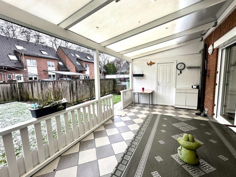 Terrasse Doppelhaush�lfte Neuss