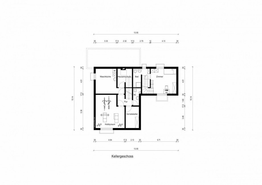 Grundriss Keller Einfamilienhaus Neuss