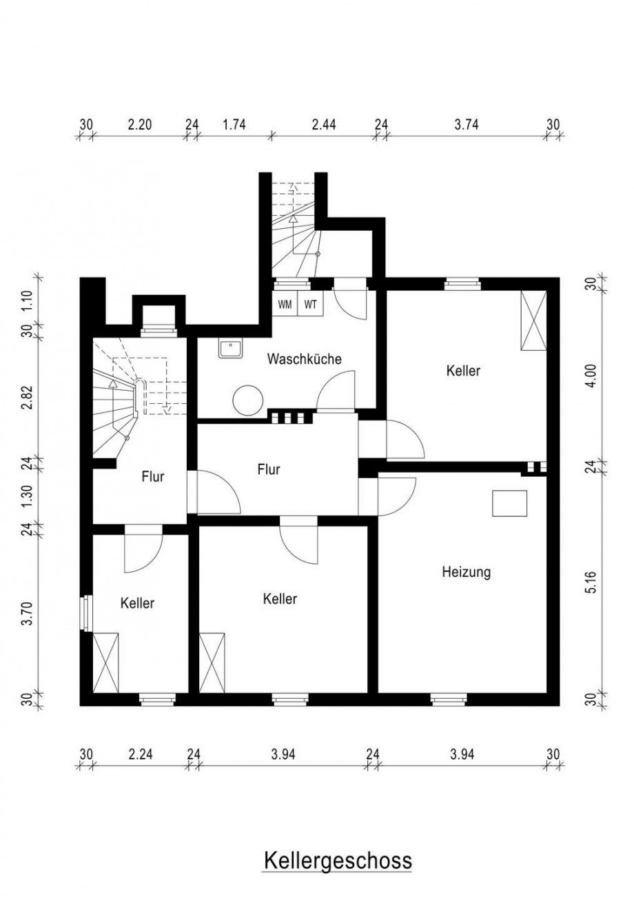 Grundriss Keller Zweifamilienhaus Neuss