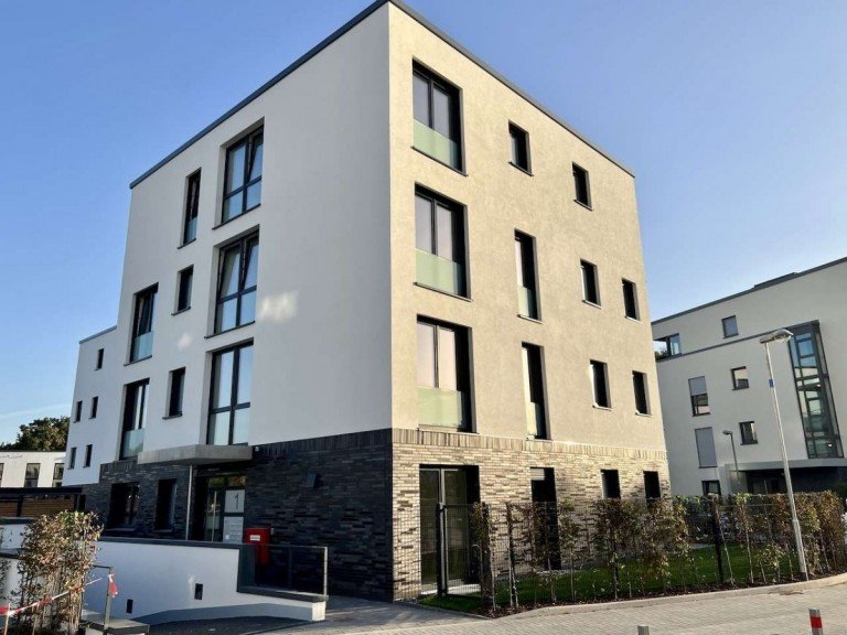Hausansicht Neuss Etagenwohnung Hochwertige Neubauwohnung inkl. Tiefgaragenstellplatz und Einbauk�che