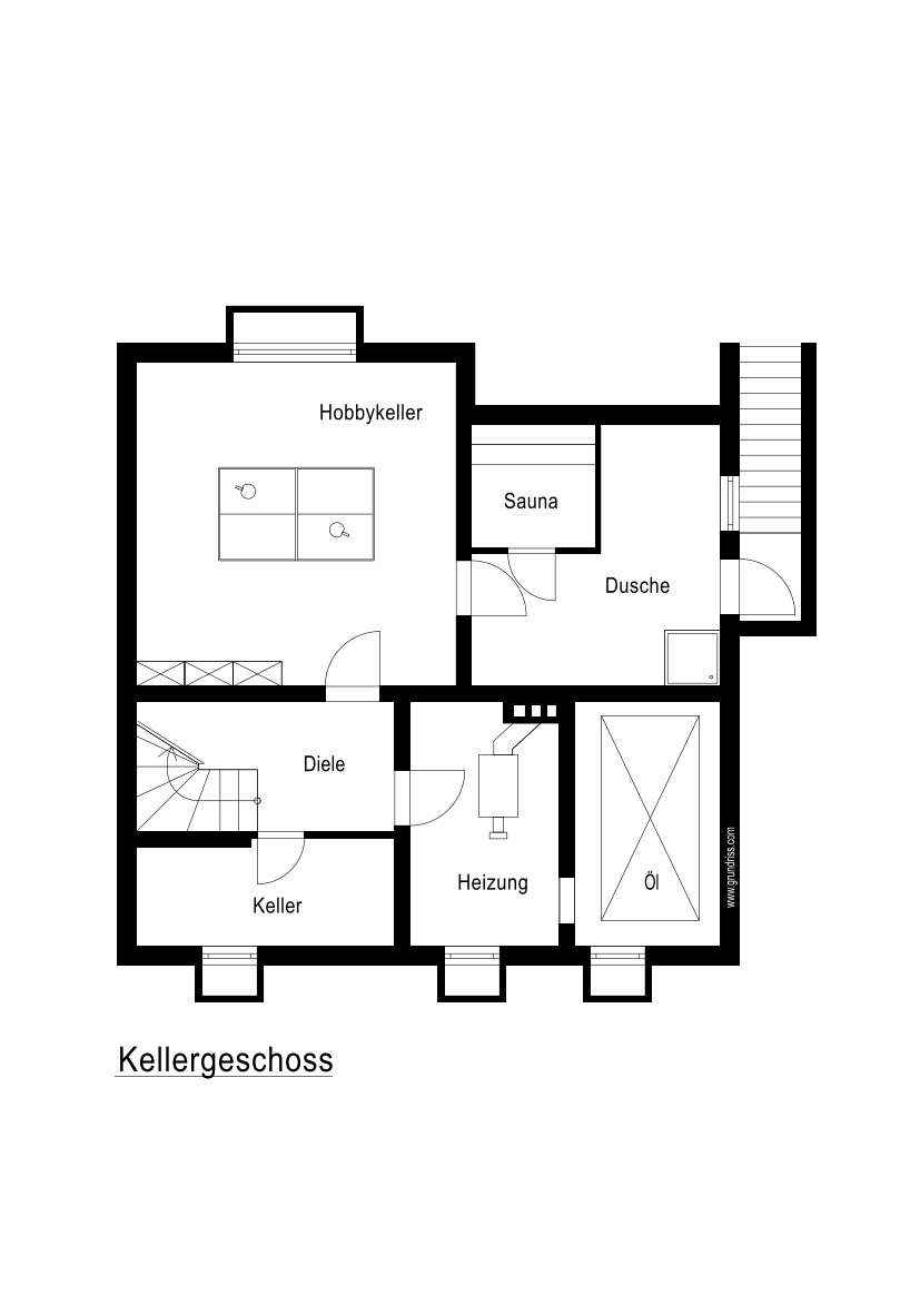 Grundriss Keller Einfamilienhaus Kaarst