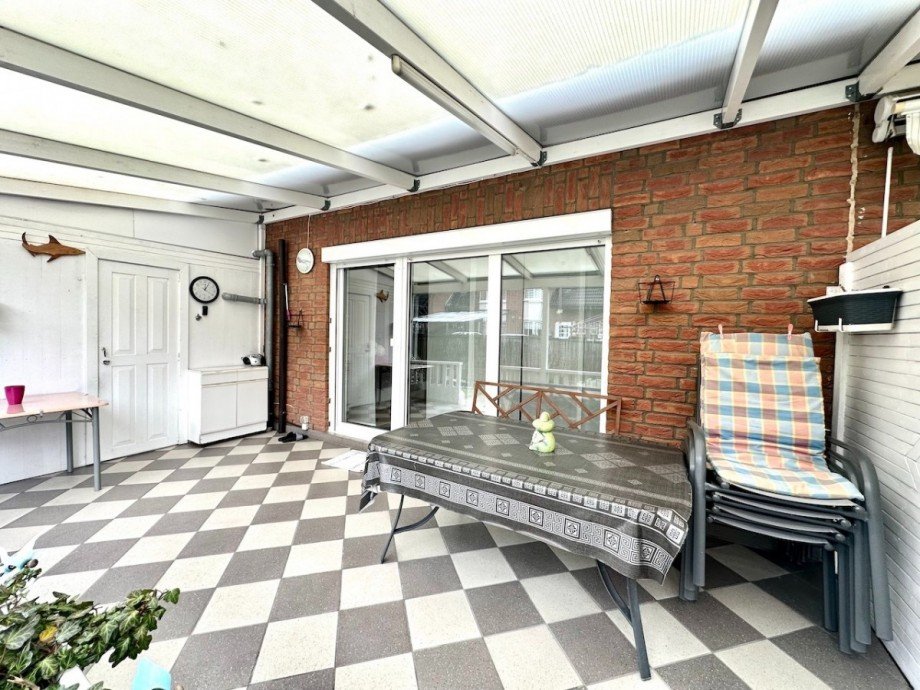 Terrasse Doppelhaush�lfte Neuss