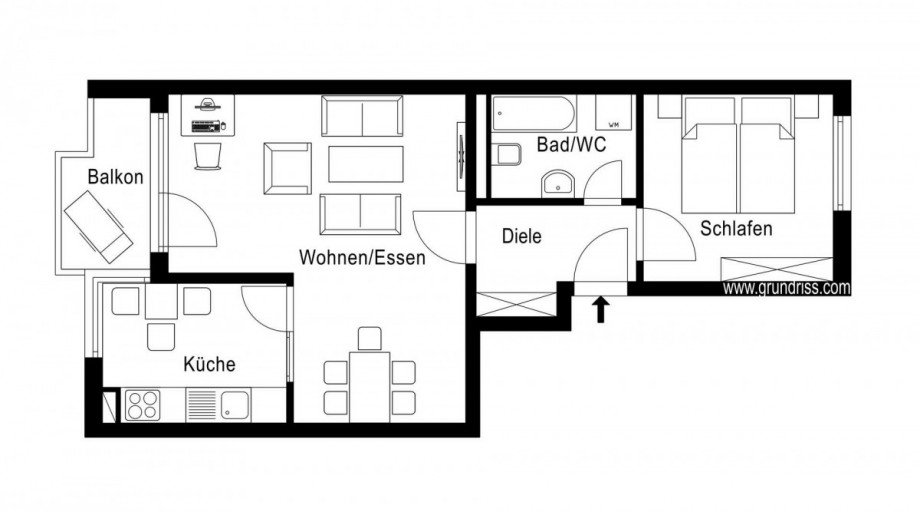 Grundriss Etagenwohnung Neuss