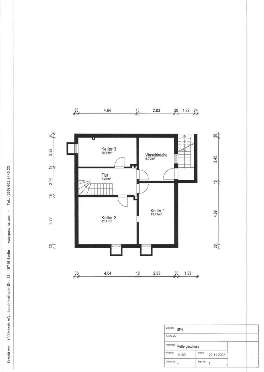 Grundriss Keller Einfamilienhaus Kaarst