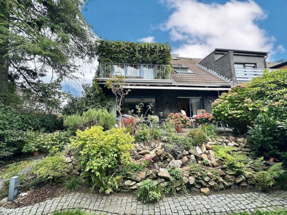Hausansicht R�ckseite Reihenendhaus Kaarst