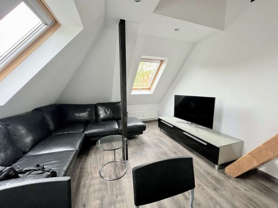 Wohnzimmer Dachgeschosswohnung Viersen