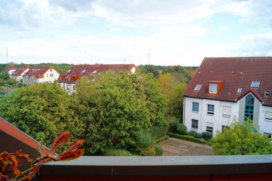 Aussicht Balkon Maisonettewohnung Neuss