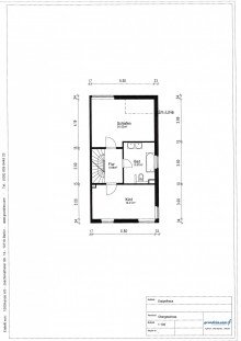 Grundriss obere Etage Energiesparen in moderner Doppelhaush�lfte