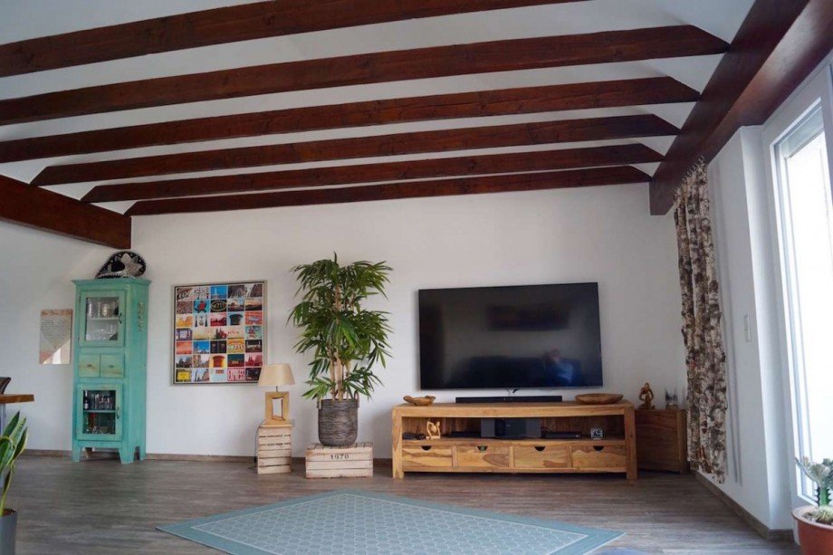 Wohnzimmer Dachgeschosswohnung Dormagen