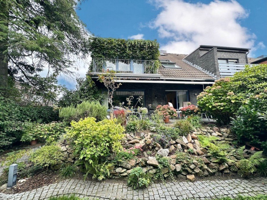 Hausansicht R�ckseite Reihenendhaus Kaarst