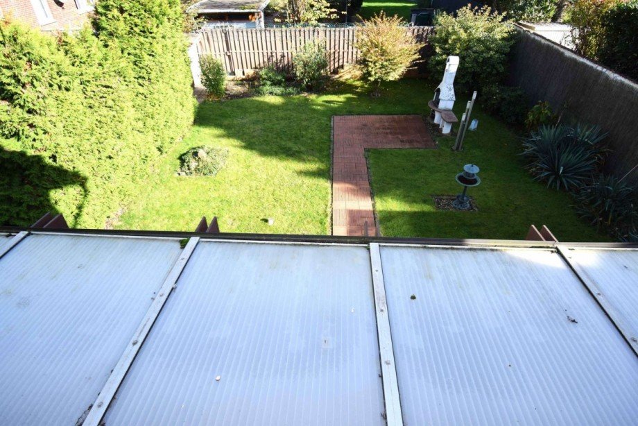 Ausblick in den Garten Einfamilienhaus J�chen