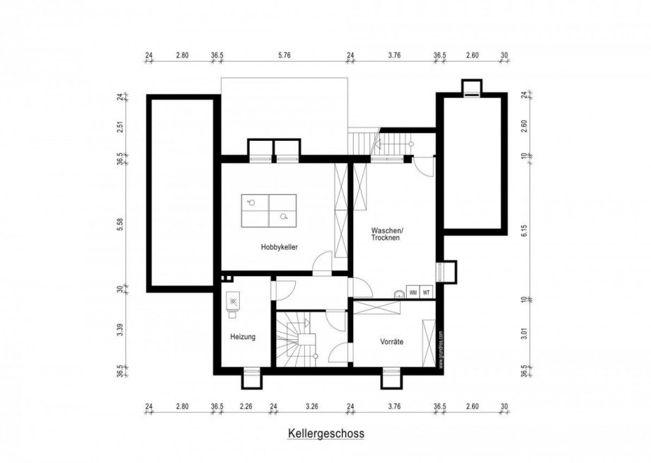 Grundriss Keller Einfamilienhaus Neuss