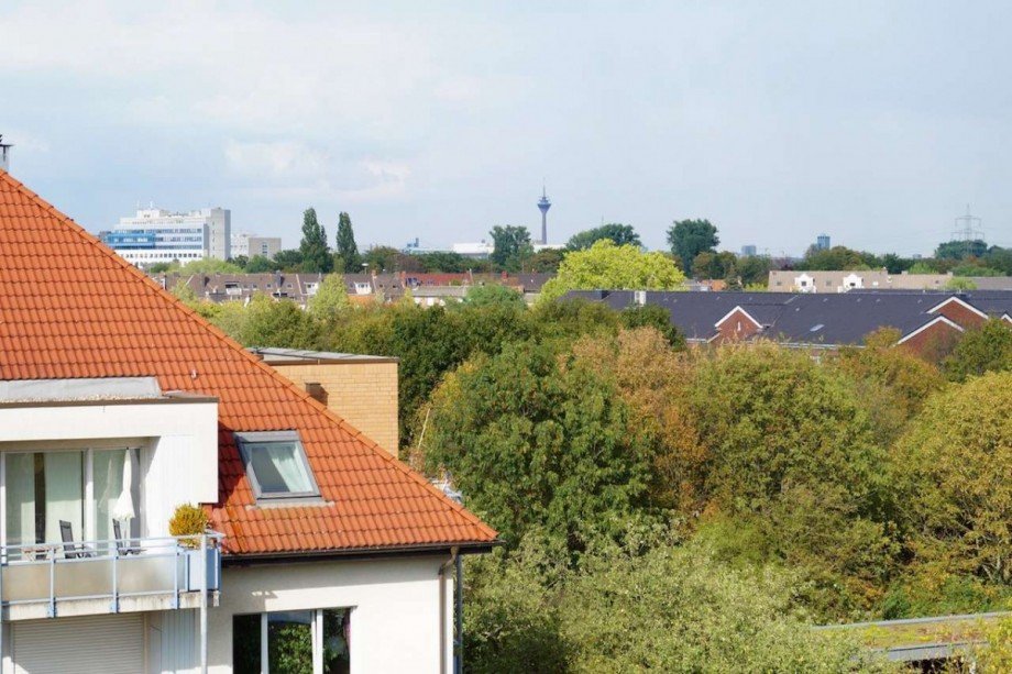 Ausblick Schlafzimmer Maisonettewohnung Neuss