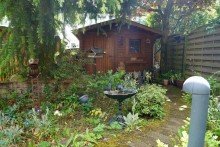 Gartenhaus Wundersch�nes modernisiertes Reihenhaus im Neusser S�den