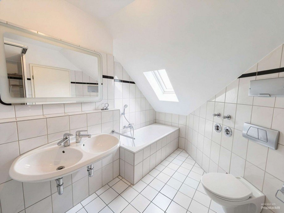 Badezimmer Dachgeschosswohnung Neuss